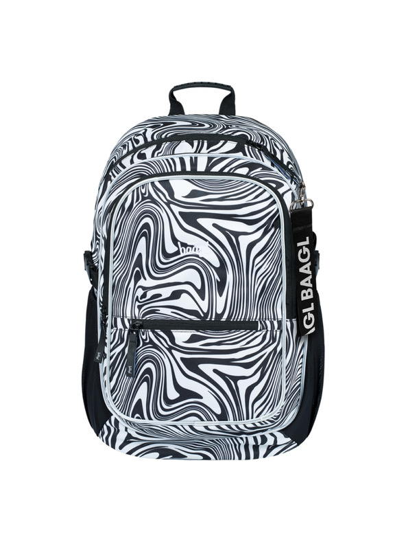 BAAGL  Černý školní batoh Baagl Core Mixture