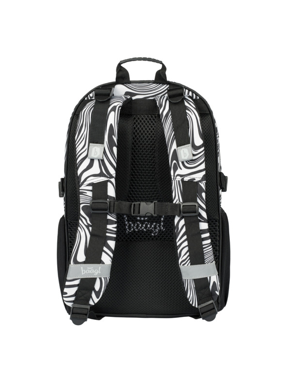 BAAGL  Černý školní batoh Baagl Core Mixture
