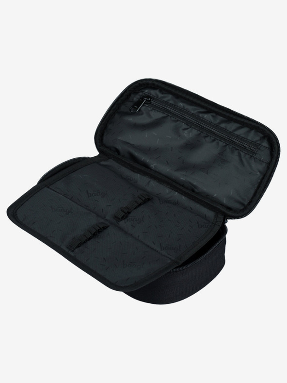 BAAGL  Šedý školní penál etue Baagl Darkness