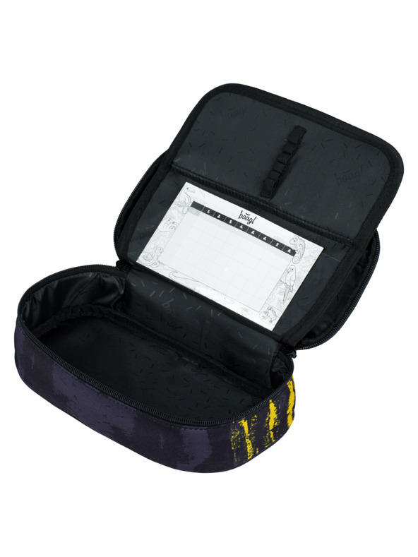 BAAGL  Šedý školní set - batoh, penál, sáček Baagl Skate Dune