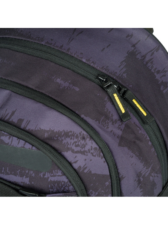 BAAGL  Šedý školní set - batoh, penál, sáček Baagl Skate Dune