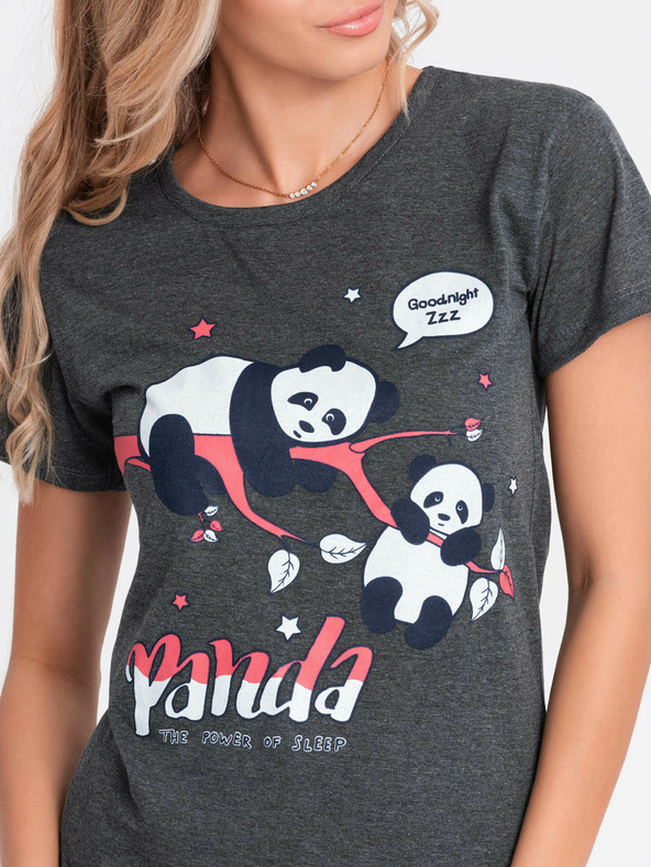 Edoti Dámské pyžamo  - grafit EDOTI