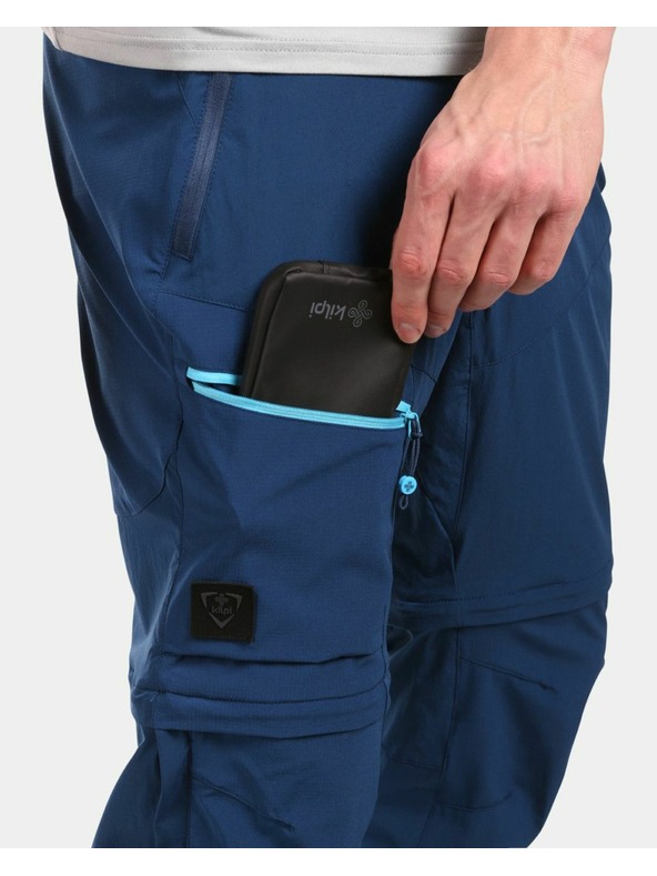 Kilpi Pánské outdoorové odepínací kalhoty Kilpi HOSIO-M Tmavě modrá