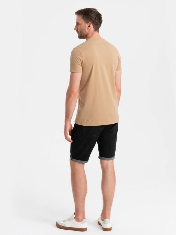 Ombre Clothing Pánské bavlněné tričko s potiskem kapes Ombre Streetstyle Ombre Clothing