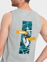 Ombre Clothing Pánské bavlněné tílko Summer Vibe s potiskem Ombre Clothing