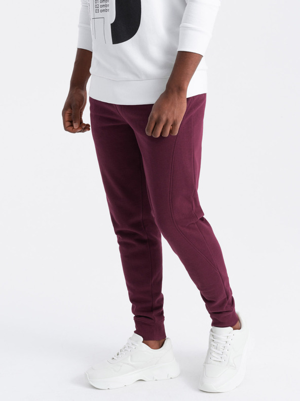 Ombre Clothing Pánské bavlněné tepláky BASIC joggers  Ombre Clothing
