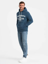 Ombre Clothing Pánská mikina s klokankou a potiskem Ombre Clothing