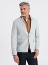 Ombre Clothing Pánské žíhané sako se stojáčkem Ombre Clothing