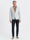 Ombre Clothing Pánské žíhané sako se stojáčkem Ombre Clothing