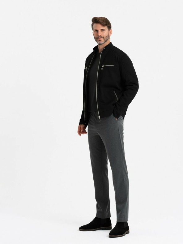 Ombre Clothing Pánská bunda se stojáčkem a kapsami Ombre Clothing