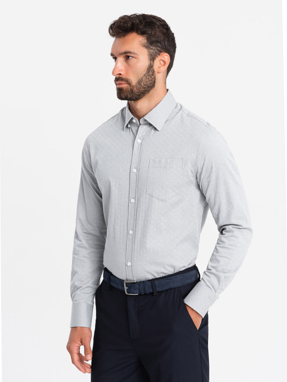Ombre Clothing Pánská košile Ombre Clothing SLIM FIT V2 OM-SHCS-0174