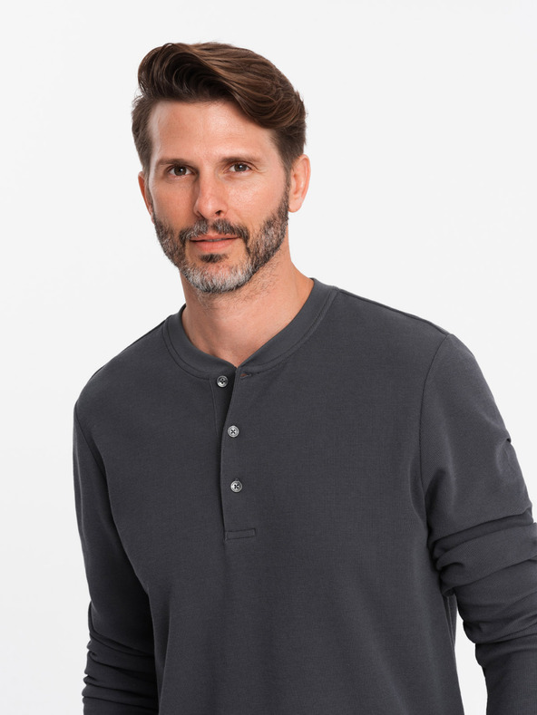 Ombre Clothing Pánský vaflový úplet Ombre Clothing V3 OM-LSCL-0120