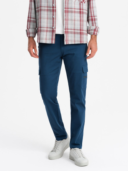Ombre Clothing Pánské kalhoty Ombre Clothing STRAIGHT LEG CARGO V1 OM-PACG-0204