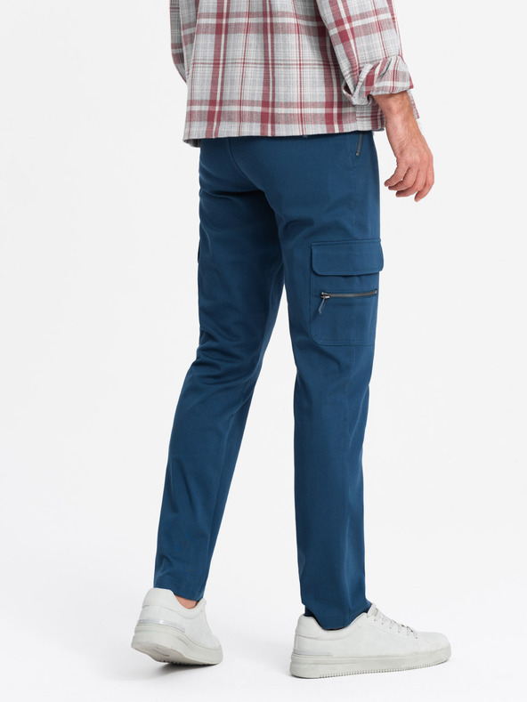 Ombre Clothing Pánské kalhoty Ombre Clothing STRAIGHT LEG CARGO V1 OM-PACG-0204