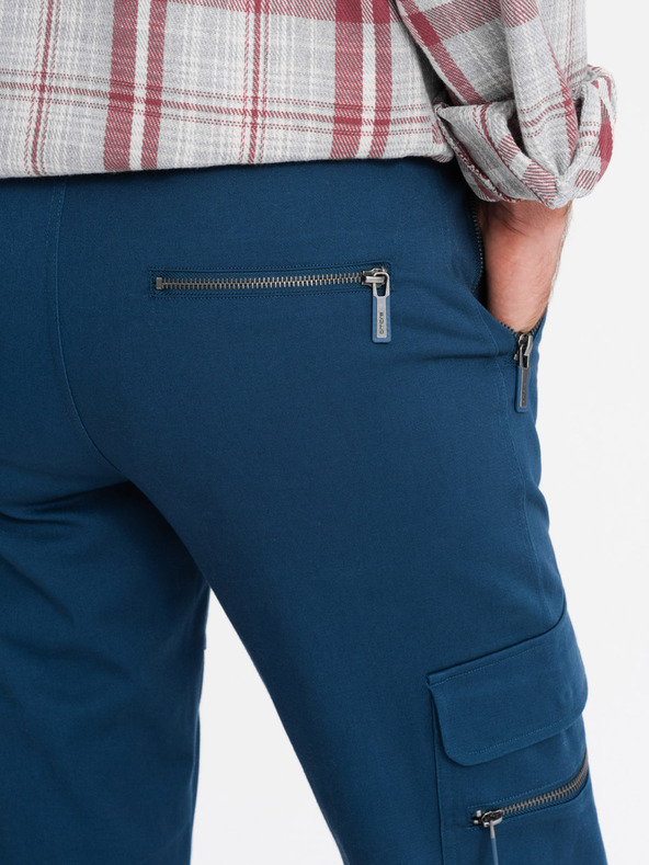 Ombre Clothing Pánské kalhoty Ombre Clothing STRAIGHT LEG CARGO V1 OM-PACG-0204