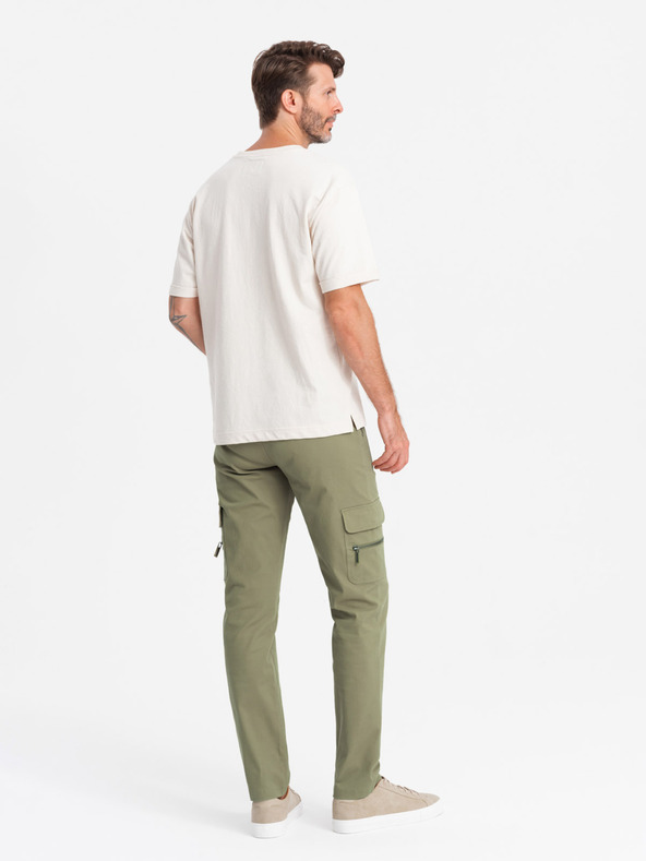 Ombre Clothing Pánské kalhoty Ombre Clothing STRAIGHT LEG CARGO V2 OM-PACG-0204