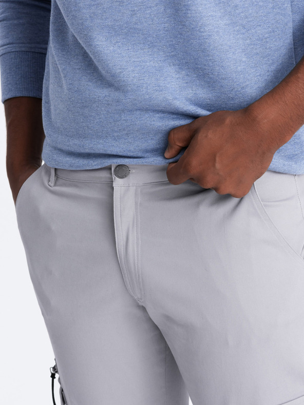 Ombre Clothing Pánské kalhoty Ombre Clothing STRAIGHT LEG CARGO V3 OM-PACG-0196