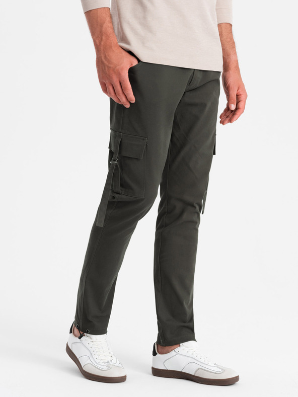 Ombre Clothing Pánské kalhoty Ombre Clothing STRAIGHT LEG CARGO V3 OM-PACG-0197