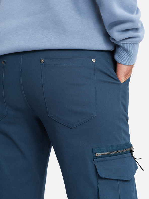 Ombre Clothing Pánské kalhoty Ombre Clothing STRAIGHT LEG CARGO V4 OM-PACG-0196