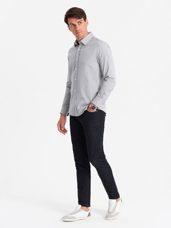 Ombre Clothing Pánská košile Ombre Clothing SLIM FIT V2 OM-SHCS-0175