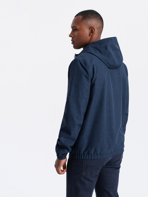 Ombre Clothing Pánská lehká sportovní bunda s fleecovou podšívkou Ombre Clothing