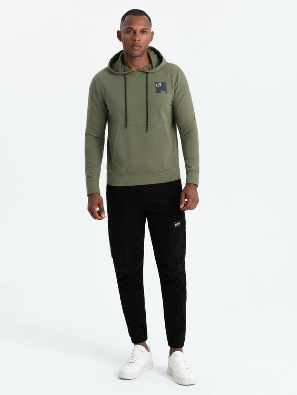 Ombre Clothing Pánská klokaní mikina s kapucí Ombre Clothing