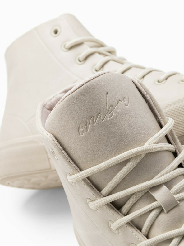 Ombre Clothing Pánské vysoké tenisky s gumovou špičkou Ombre Clothing