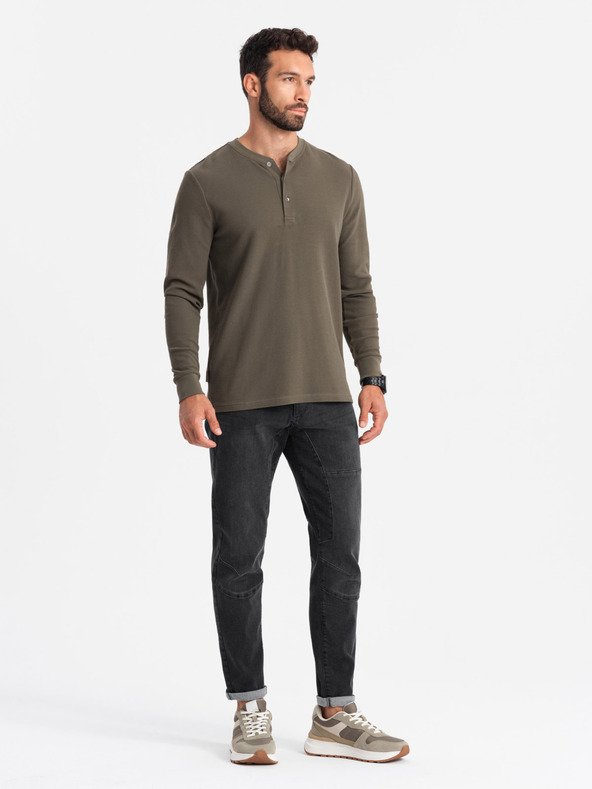 Ombre Clothing Pánské tapered džíny Ombre Clothing