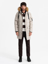 Ombre Clothing Pánská dlouhá bunda parka s kapucí Ombre Clothing