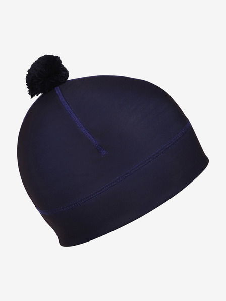 ALPINE PRO Funkční čepice s bambulí ALPINE PRO ABERE navy