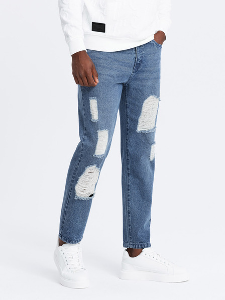 Ombre Clothing Pánské tapered džíny Ombre Clothing