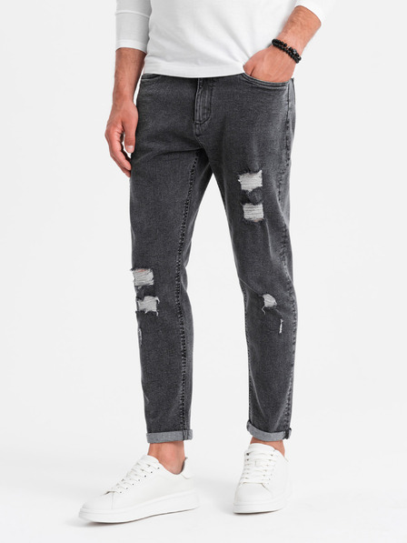 Ombre Clothing Pánské tapered džíny Ombre Clothing
