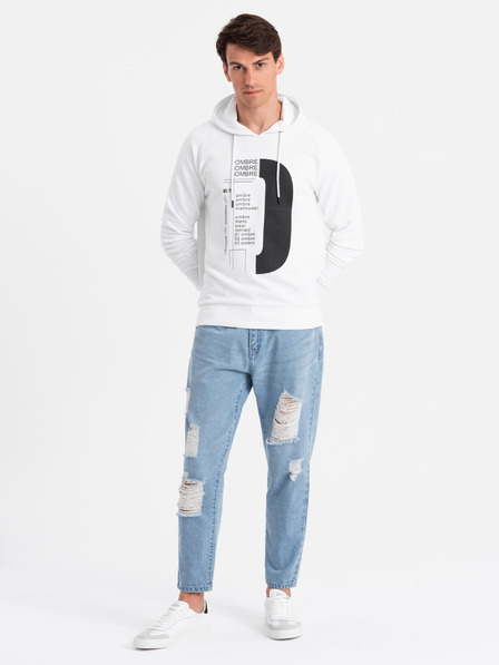 Ombre Clothing Pánské tapered džíny Ombre Clothing