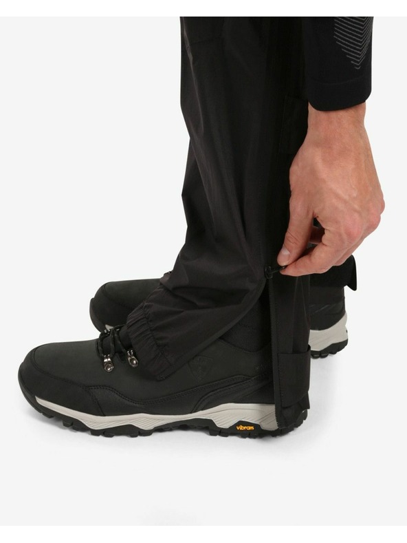 Kilpi Pánské hardshellové a nepromokavé kalhoty Kilpi ALPIN-M Černá