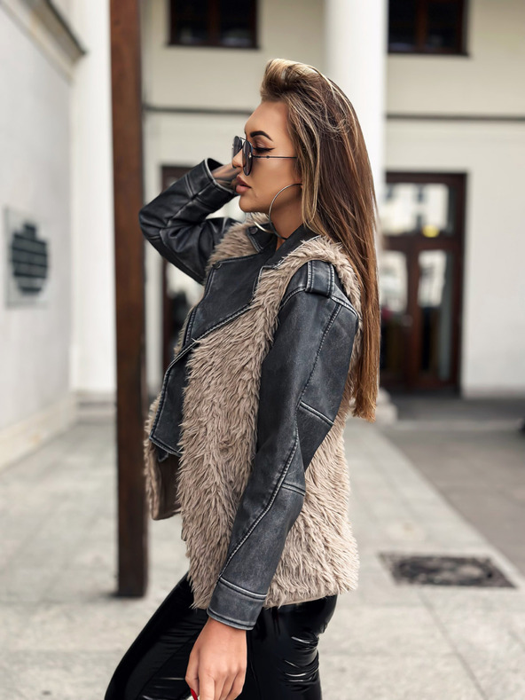 Edoti EDOTI Dámská vesta, béžová