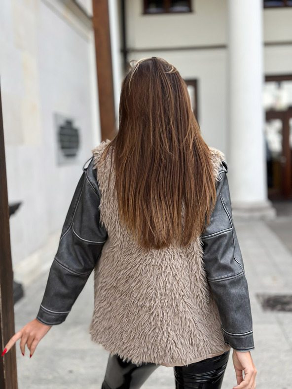 Edoti EDOTI Dámská vesta, béžová