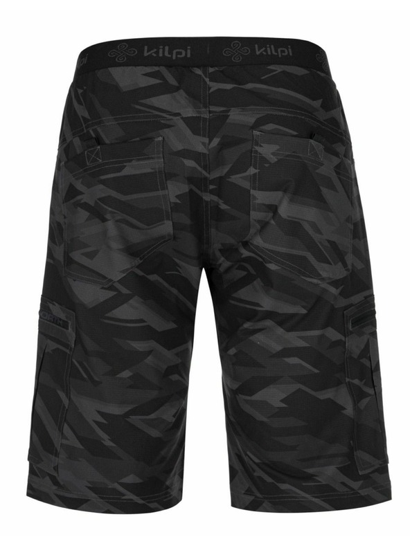Kilpi Pánské lehké outdoorové kraťasy Klipi ASHER-M Tmavě šedá