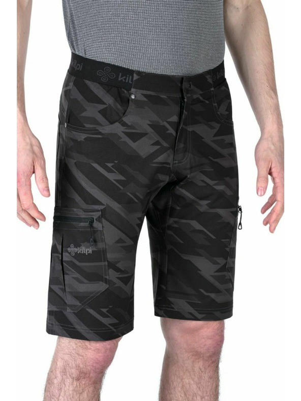 Kilpi Pánské lehké outdoorové kraťasy Klipi ASHER-M Tmavě šedá