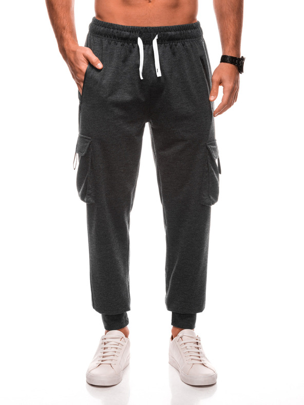 Edoti EDOTI Pánské tepláky, grafitové