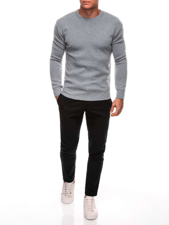 Edoti Pánský svetr šedá EDOTI