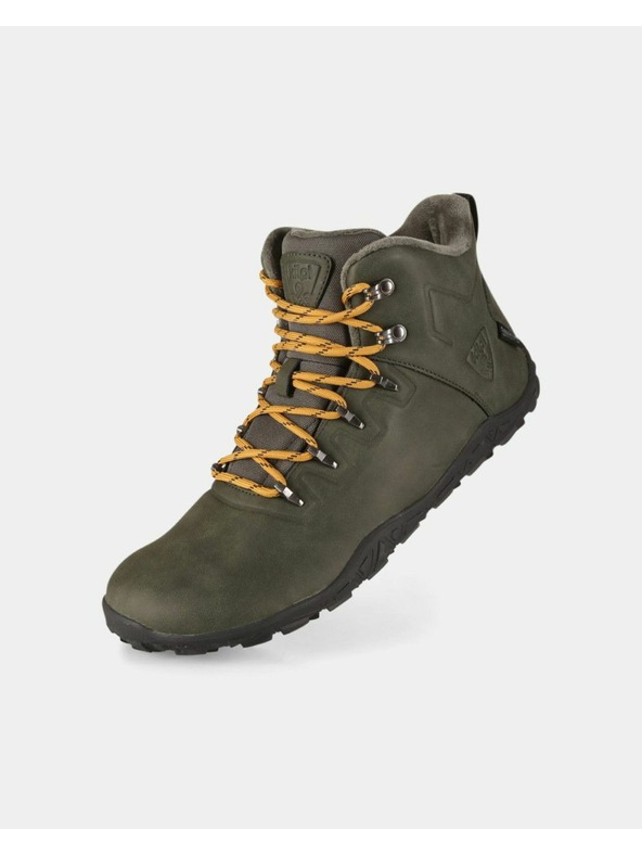 Kilpi Barefoot outdoorová obuv Kilpi BARE HIGH WP-U Tmavě zelená