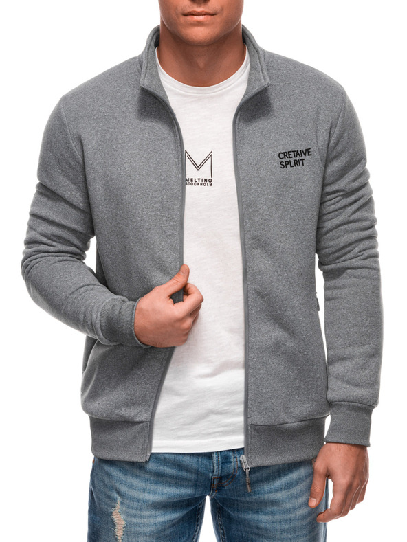 Edoti Pánská mikina bez kapuce Edoti