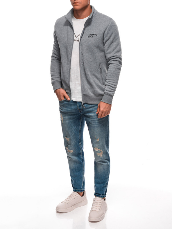 Edoti Pánská mikina bez kapuce Edoti