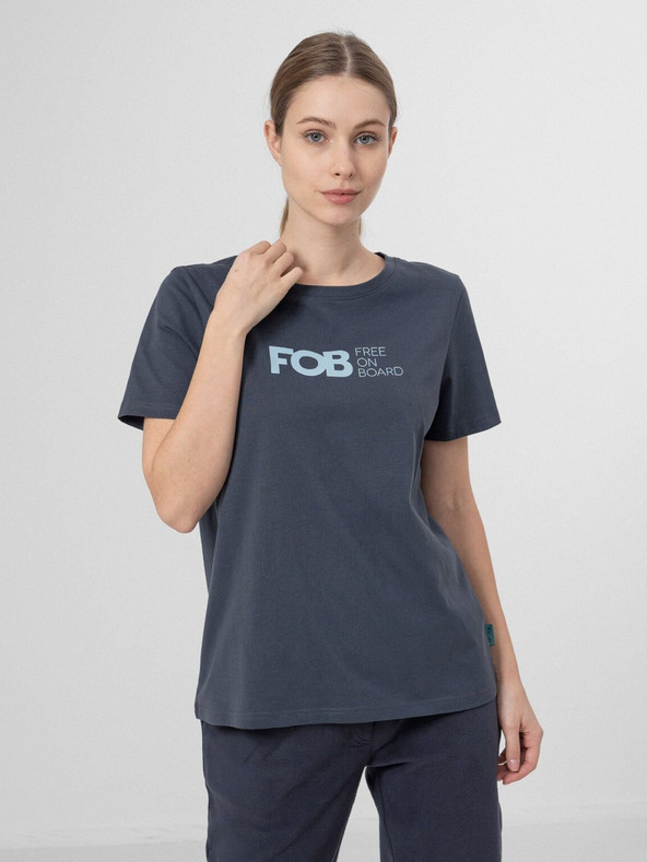 4F Dámské bavlněné tričko 4F