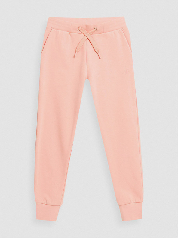 4F Dívčí bavlněné tepláky