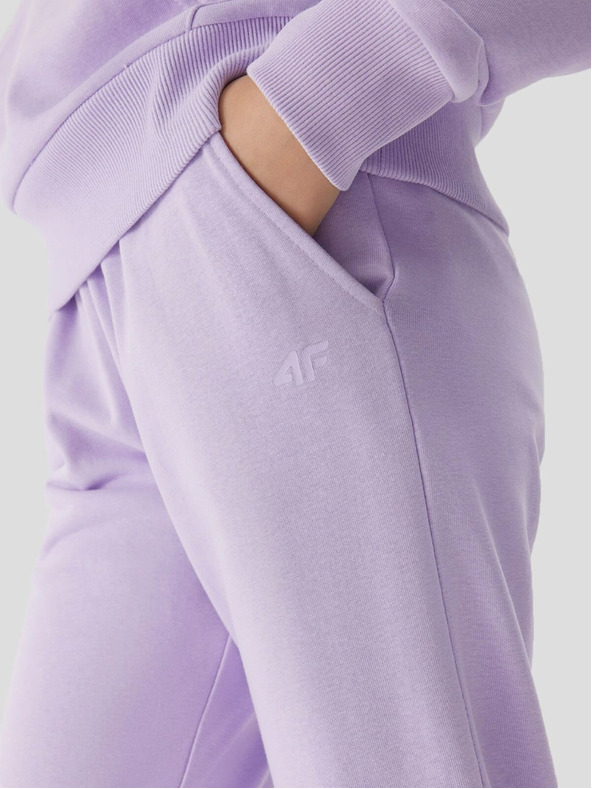 4F Dívčí bavlněné tepláky