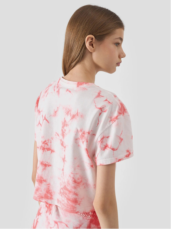 4F Dívčí tričko s potiskem 4F