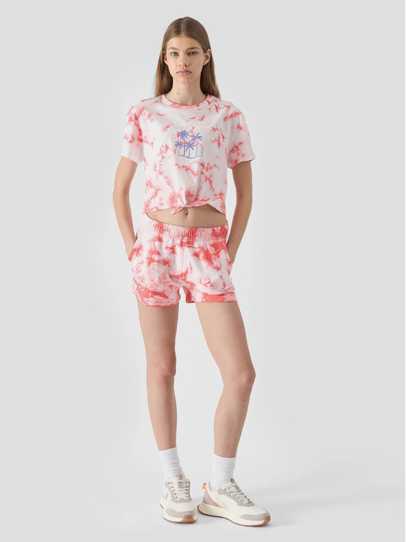 4F Dívčí tričko s potiskem 4F