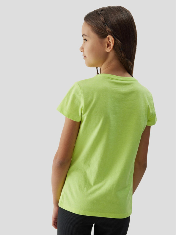 4F Dívčí tričko z organické bavlny 4F