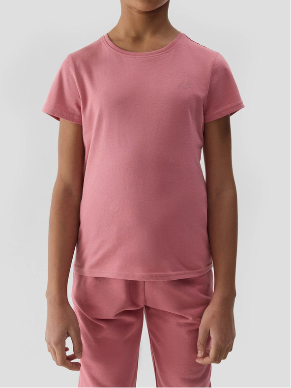 4F Dívčí hladké tričko 4F